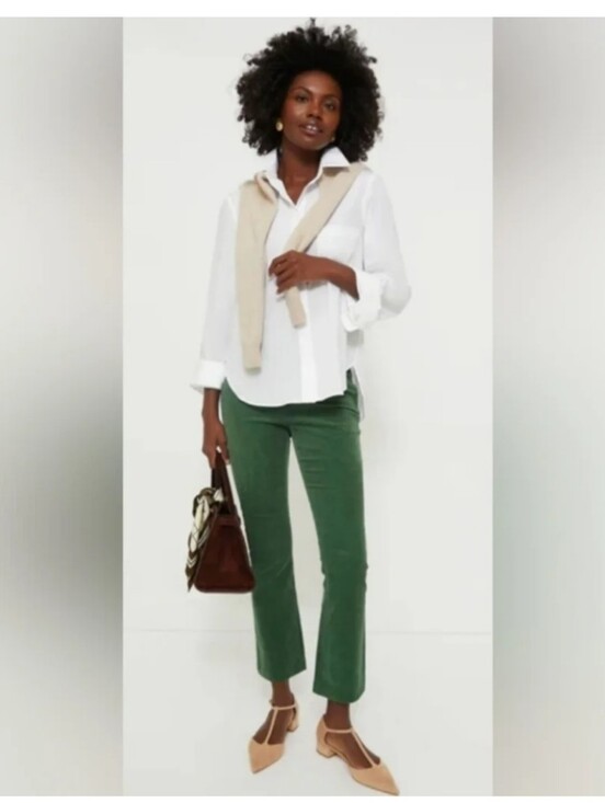 Tuckernuck Denim - Tuckernuck Ashford Green Cropped Corduroy Pants